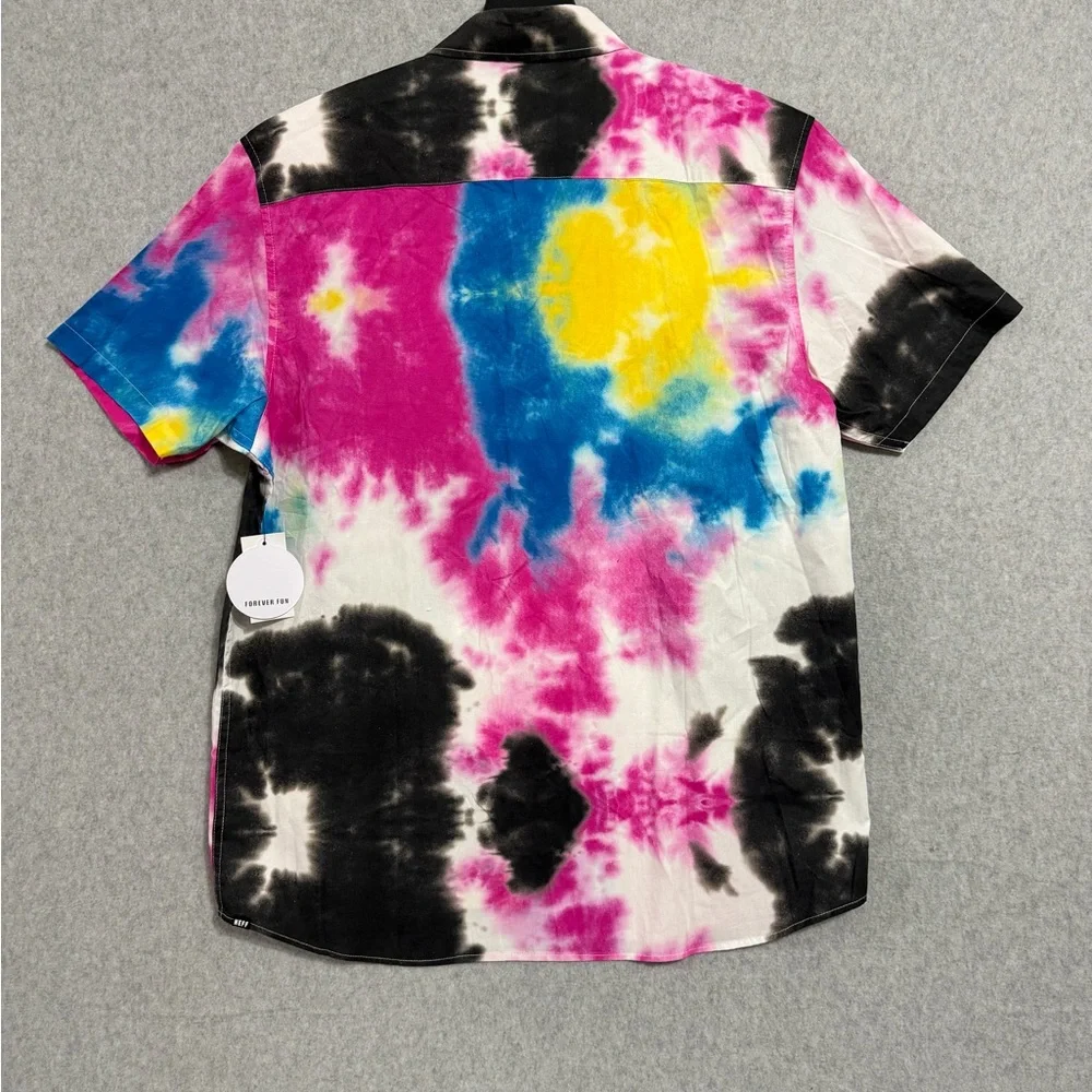 Neff Black and White Tie-Dye Shirt - Picture 4 of 4